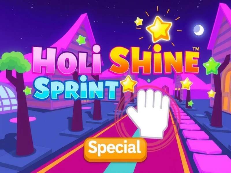 Special Holi event in the game Holi Shine Sprint special event screenshot